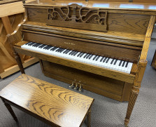 Charles R Walter console piano - Upright - Console Pianos